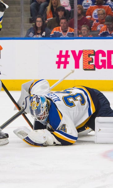 Blues fall 3-1 to Oilers for first regulation loss of season